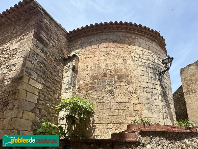 Pratdip - Església de la Nativitat de Santa Maria. Absis