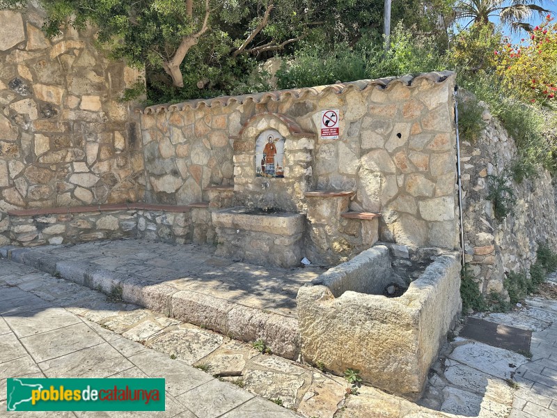 El Vendrell - Font de la plaça de la Font (Sant Vicenç de Calders)