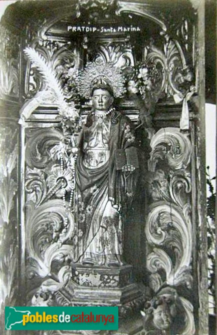 Pratdip - Imatge de Santa Marina (desapareguda)