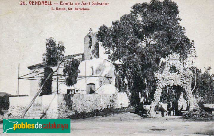 Ermita de Sant Salvador. Postal antiga