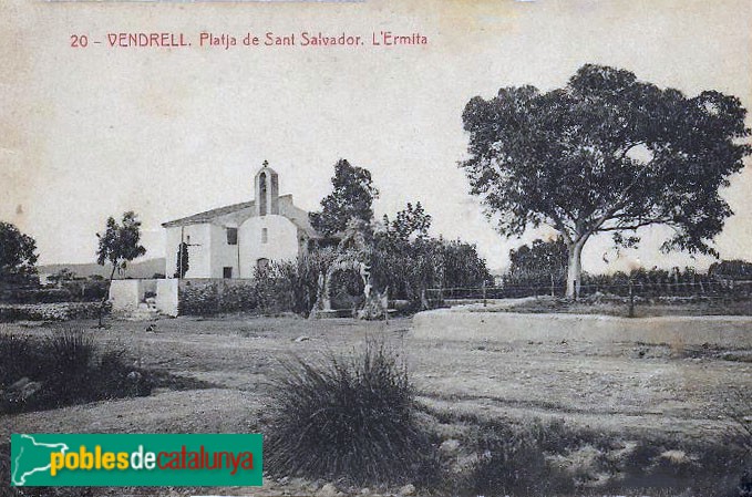Ermita de Sant Salvador. Postal antiga