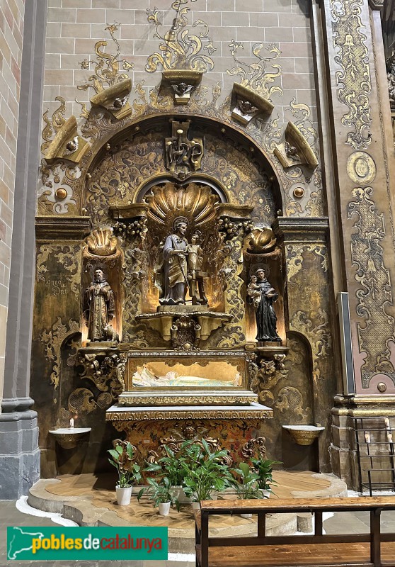 El Vendrell - Esglesia de Sant Salvador. Altar de Sant Josep