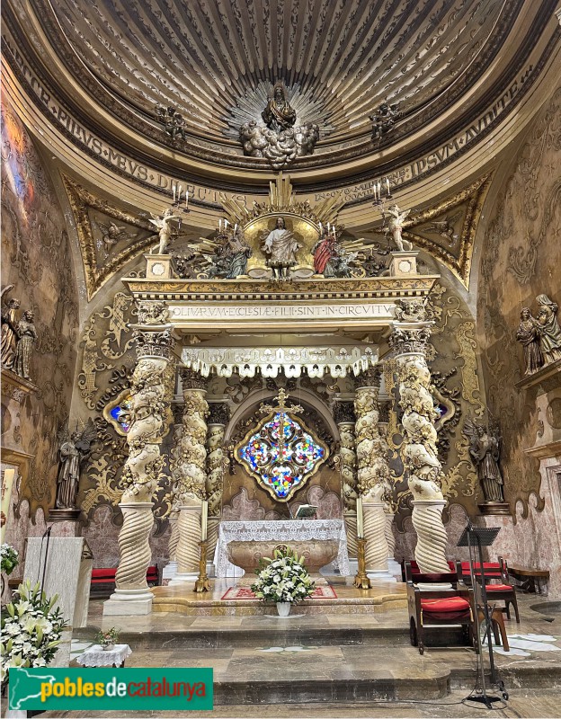 El Vendrell - Esglesia de Sant Salvador. Altar Major