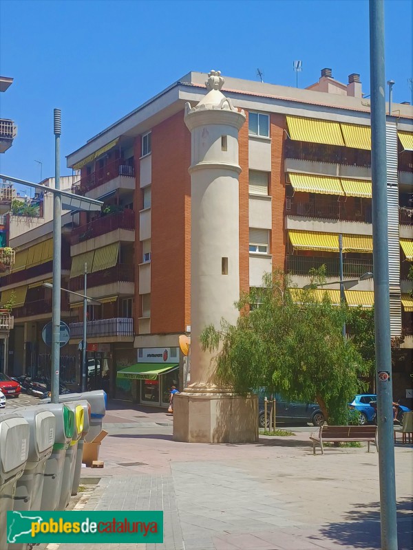 Barcelona - Torre d'aigua de la fàbrica Oliver