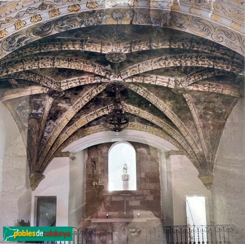 Prades - Santuari de la Mare de Déu de l'Abellera (Foto: <i>cartell in situ</i>) Prades - Santuari de la Mare de Déu de l'Abellera