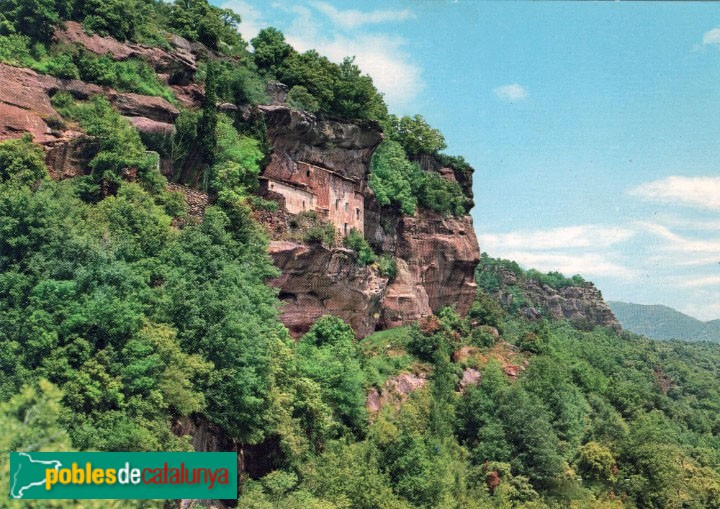 Prades - Santuari de la Mare de Déu de l'Abellera. Postal antiga Prades - Santuari de la Mare de Déu de l'Abellera. Postal antiga