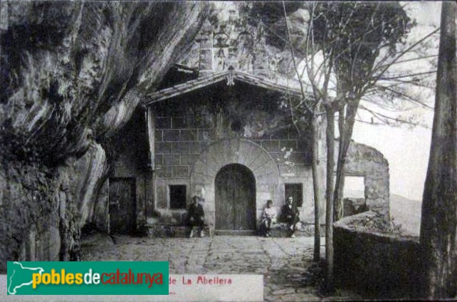 Prades - Santuari de la Mare de Déu de l'Abellera. Postal antiga Prades - Santuari de la Mare de Déu de l'Abellera. Postal antiga