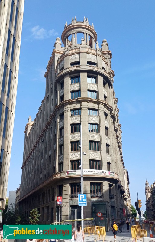 Barcelona - Via Laietana, 16-18 (Foto: Sergi Suárez, 2025) Barcelona - Via Laietana, 16-18