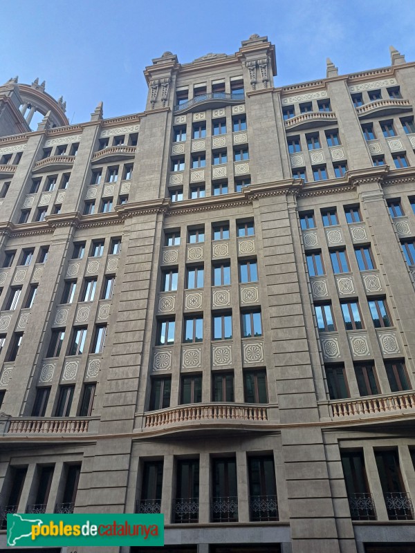 Barcelona - Via Laietana, 16-18 (Foto: Sergi Suárez, 2025) Barcelona - Via Laietana, 16-18