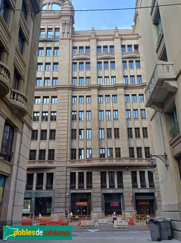 Barcelona - Via Laietana, 16-18 (Foto: Sergi Suárez, 2025) Barcelona - Via Laietana, 16-18