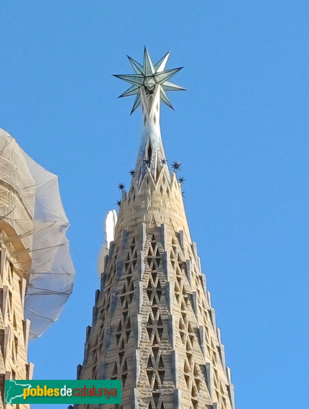 Barcelona - Sagrada Família. Estel de Maria