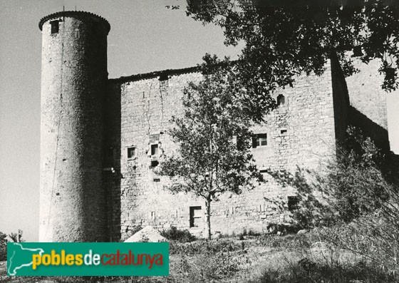 Girona - Castell de Palau-Sacosta (Foto: <i>Carles Mitjà -INSPAI-Diputació de Girona-</i>, 1985) Girona - Castell de Palau-Sacosta
