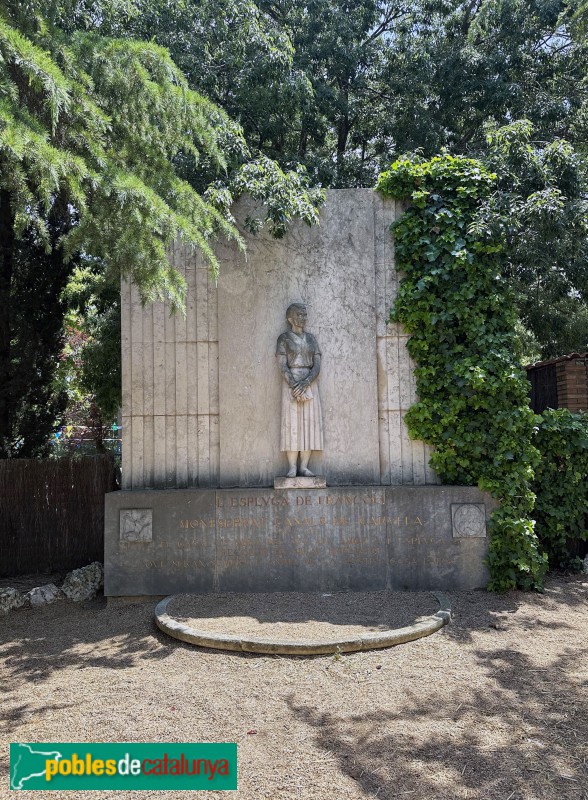 L'Espluga de Francolí - Monument a Montserrat Canals