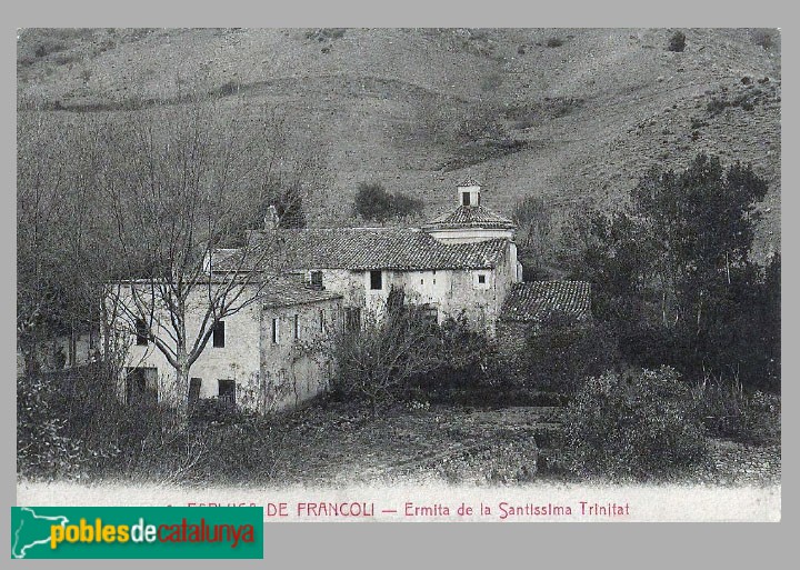L´Espluga de Francolí - Ermita de la Trinitat. Postal antiga