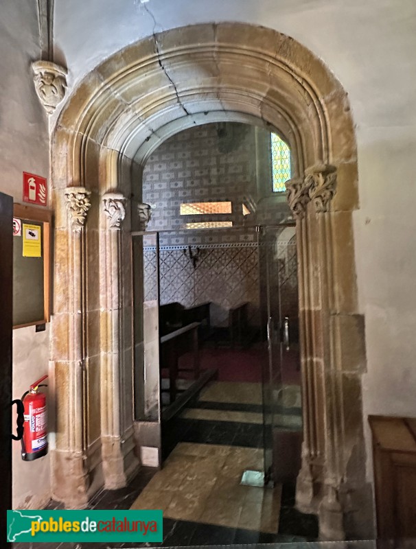 Argentona - Església de Sant Julià. Capella del Sagrament (Foto: Albert Esteves, 2025) Argentona - Església de Sant Julià. Capella del Sagrament