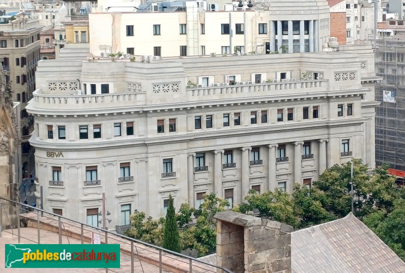 Barcelona - Edifici del Banc d'Espanya (després Caixa Catalunya) (Foto: Sergi Suárez, 2025) Barcelona - Edifici del Banc d'Espanya (després Caixa Catalunya)