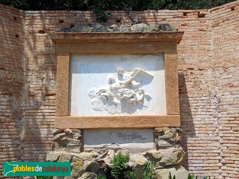 Barcelona - Jardins del Laberint d'Horta. <i>Traslació al cel d'una dona estimada per un déu</i> (Foto: Sergi Suárez, 2025) Barcelona - Jardins del Laberint d'Horta. <i>Traslació al cel d'una dona estimada per un déu</i>