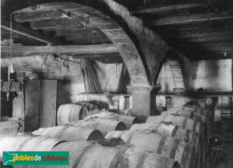 Argentona - Can Calopa (Foto: <i>Josep de Cabanyes -Arxiu fotogràfic Centre Excursionista de Catalunya-</i>, 1932) Argentona - Can Calopa