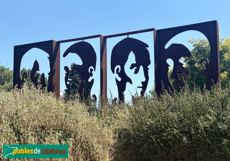 Girona - Escultura Rostres