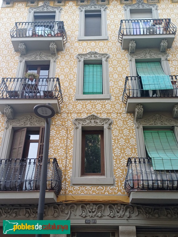 Barcelona - Galileu, 151-153 (Foto: Sergi Suárez, 2025) Barcelona - Galileu, 151-153