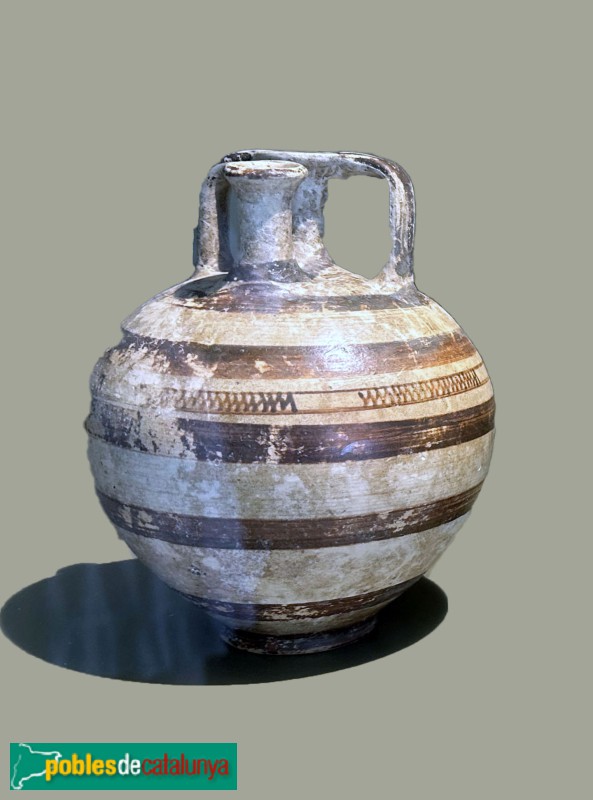 Museu del Càntir - Vas d'estep. Cultura micènica (c.1600-1200 aC) (Foto: Albert Esteves, 2025) Museu del Càntir - Vas d'estep. Cultura micènica (c.1600-1200 aC)