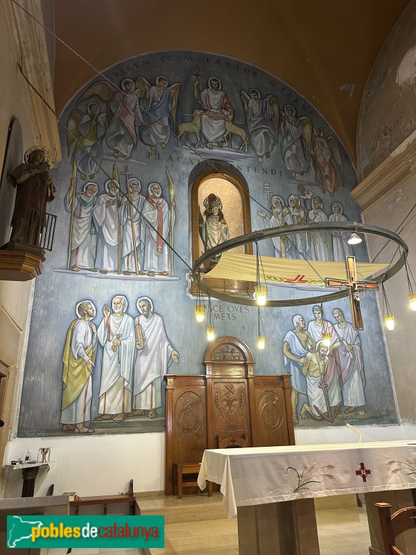 Sant Climent de Llobregat - Església de Sant Climent. Pintures de Joan Torras Viver (Foto: Albert Esteves, 2025) Sant Climent de Llobregat - Església de Sant Climent. Pintures de Joan Torras Viver