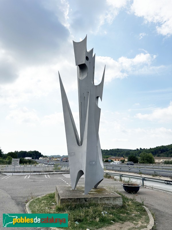 Collbató - Escultura <i>Impuls</i>