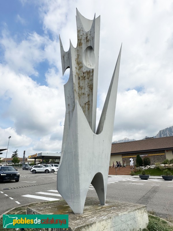 Collbató - Escultura <i>Impuls</i>