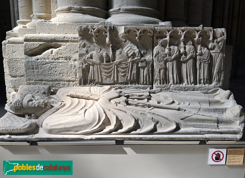 Lleida - Sepulcre del bisbe Ponç de Vilamur