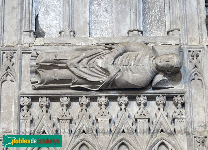 Lleida - Sepulcre de l'ardiaca Pere Moliner