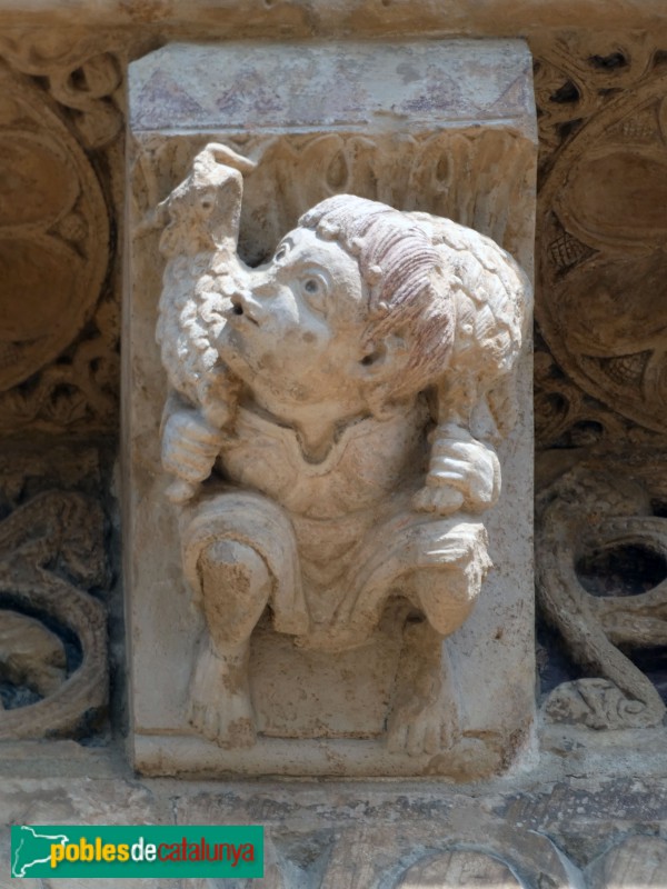 Lleida - Seu Vella. Porta de l'Anunciació. Mènsula