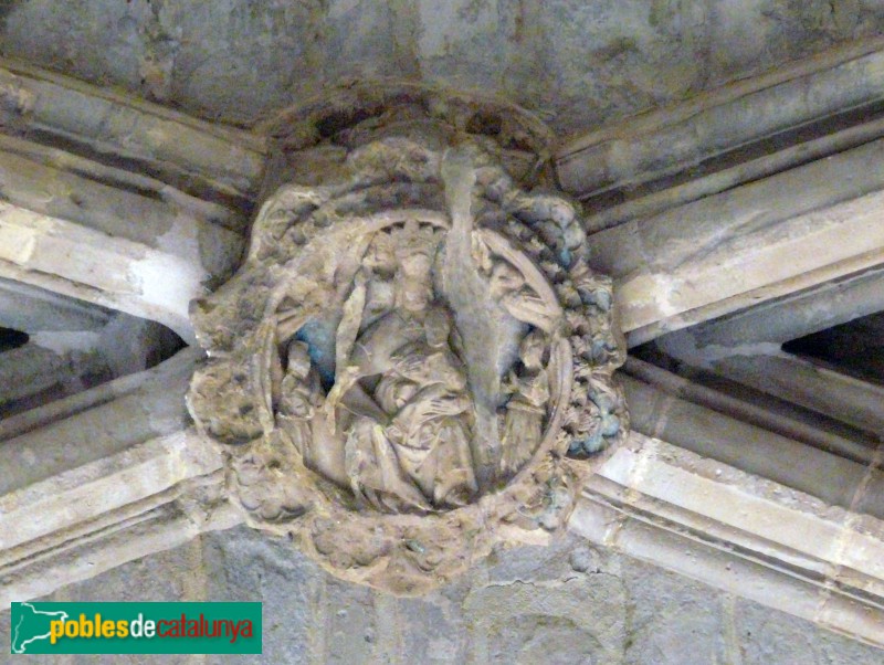 Lleida - Seu Vella. Porta dels Fillols. Clau de volta del nàrtex