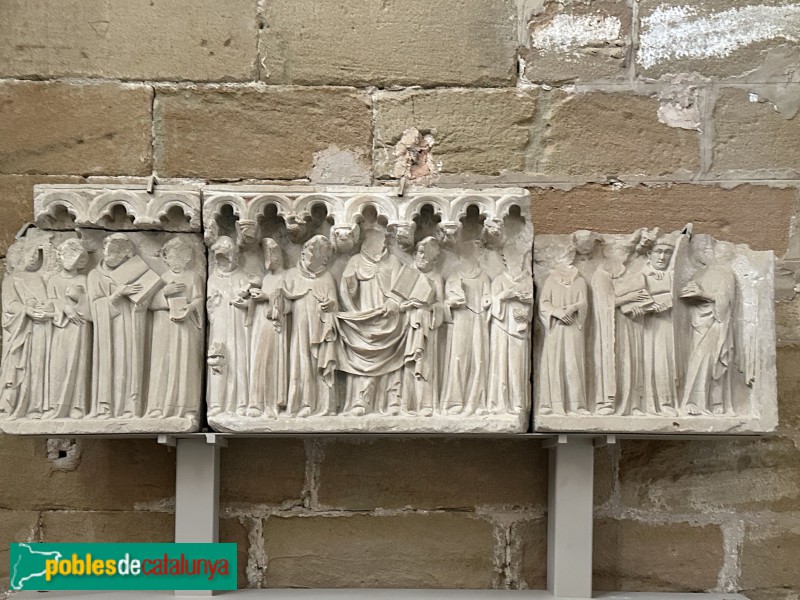Lleida - Seu Vella. Capella de la Immaculada. Frontal desl sepulcre de Ferrer de Colom