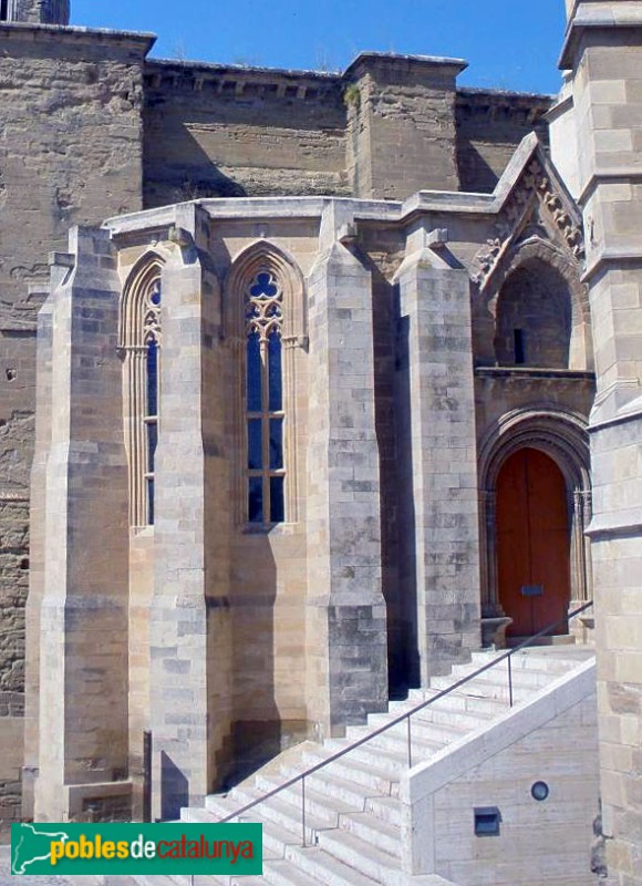 Lleida - Seu Vella. Exterior de la capella de Jesús o de Sescomes