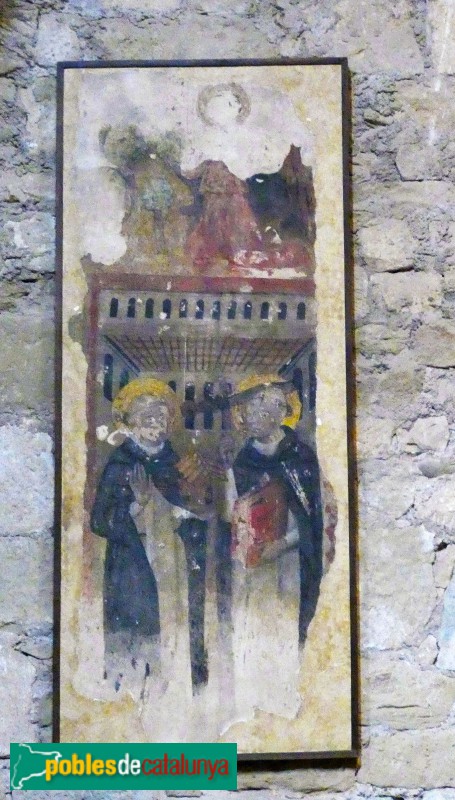 Lleida - Seu Vella. Pintura a la Capella de Santa Peronella (Foto: Albert Esteves, 2025) Lleida - Seu Vella. Pintura a la Capella de Santa Peronella