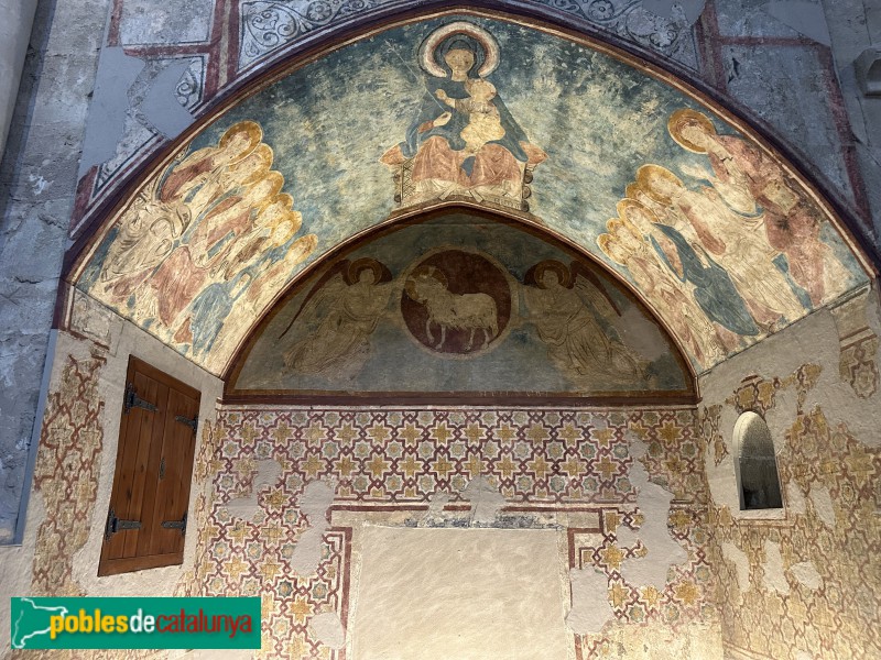 Lleida - Seu Vella. Pintures a la Capella de Sant Tomàs Apòstol (1275) (Foto: Albert Esteves, 2025) Lleida - Seu Vella. Pintures a la Capella de Sant Tomàs Apòstol (1275)
