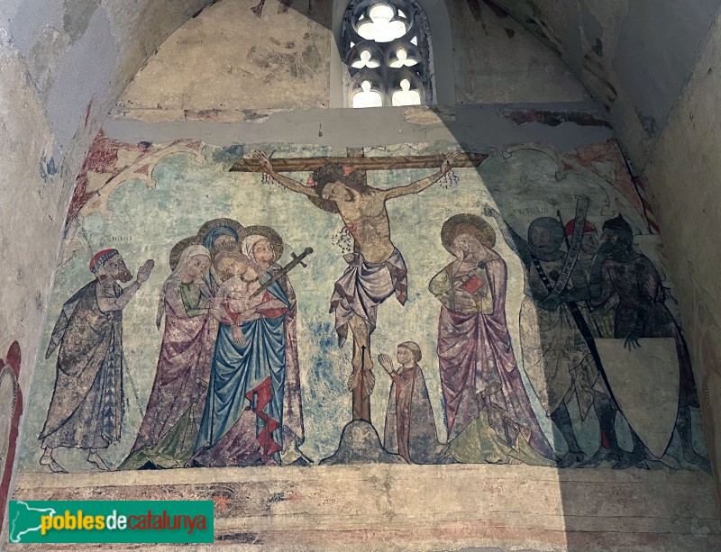 Lleida - Seu Vella. Pintures de la capella de Santa Margarida (1340) (Foto: Albert Esteves, 2025) Lleida - Seu Vella. Pintures de la capella de Santa Margarida (1340)