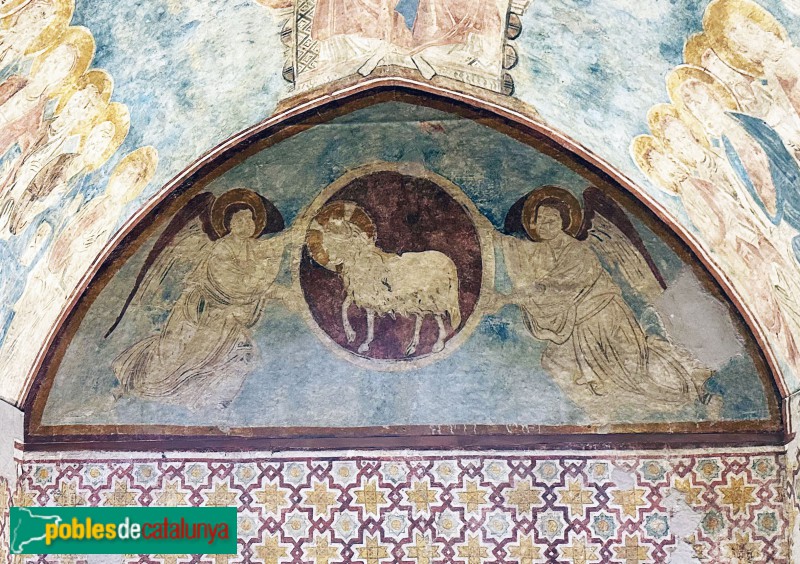 Lleida - Seu Vella. Pintures a la Capella de Sant Tomàs Apòstol (1275) (Foto: Albert Esteves, 2025) Lleida - Seu Vella. Pintures a la Capella de Sant Tomàs Apòstol (1275)