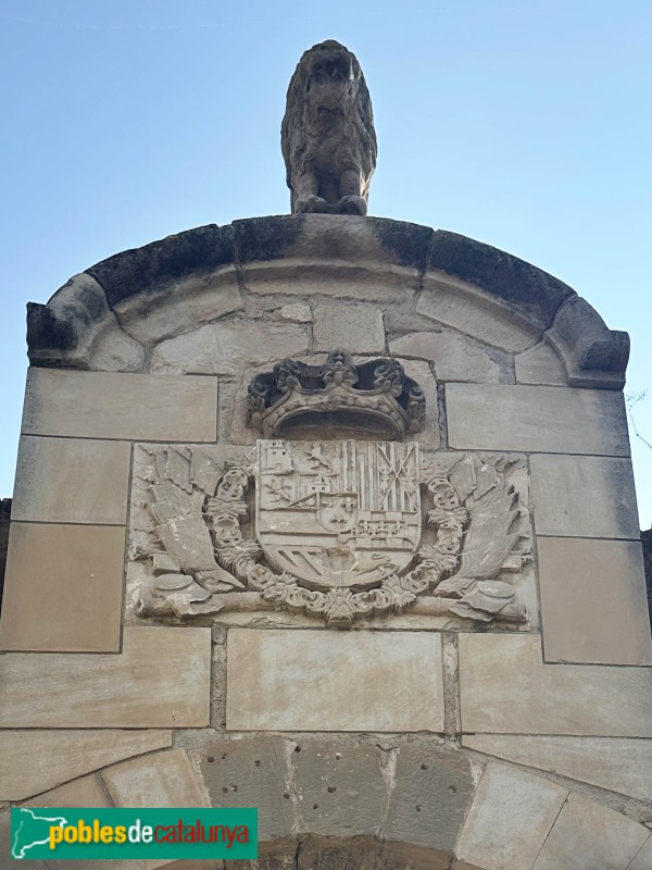 Lleida - La Suda. Porta del Lleó