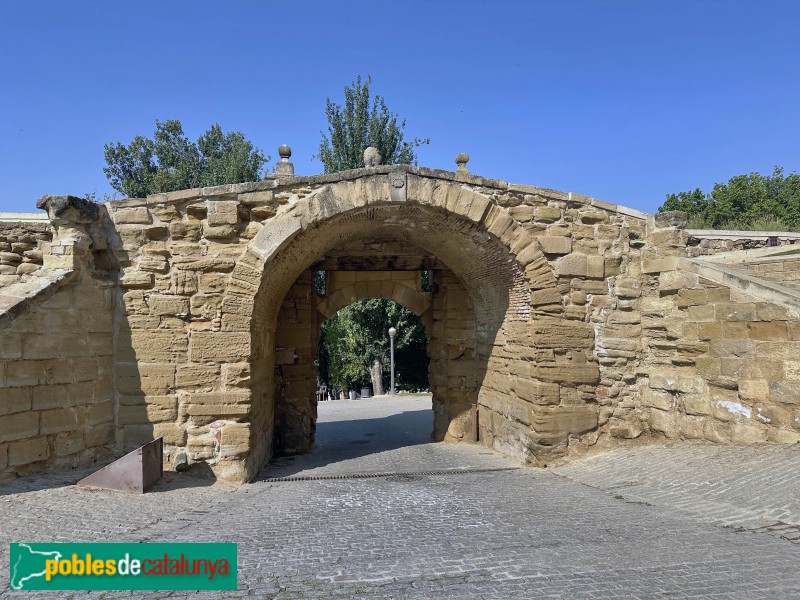 Lleida - La Suda. Porta del Lleó