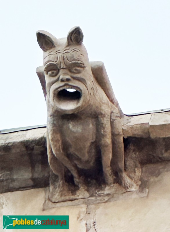 Lleida - Església de Sant Llorenç. Gàrgola (Foto: Albert Esteves, 2025) Lleida - Església de Sant Llorenç. Gàrgola