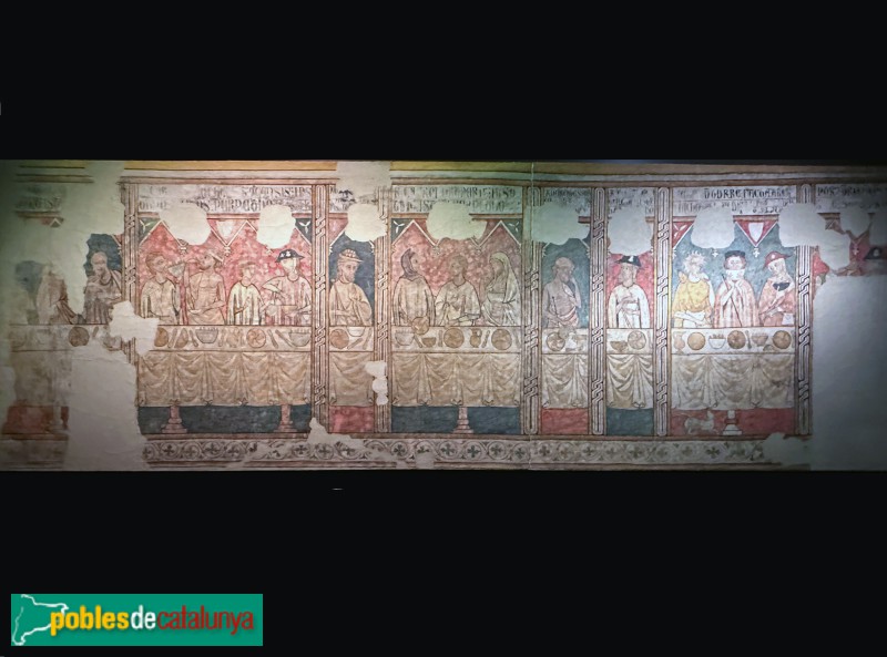 Lleida - Museu de Lleida. Pintures del refectori de la Pia Almoina (Foto: Albert Esteves, 2025) Lleida - Museu de Lleida. Pintures del refectori de la Pia Almoina