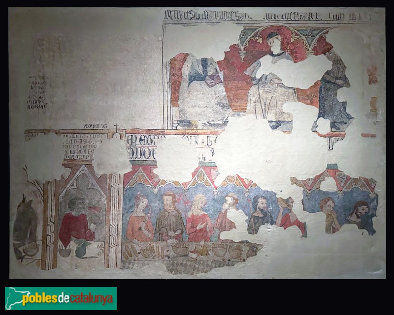 Lleida - Museu de Lleida. Pintures del refectori de la Pia Almoina (Foto: Albert Esteves, 2025) Lleida - Museu de Lleida. Pintures del refectori de la Pia Almoina