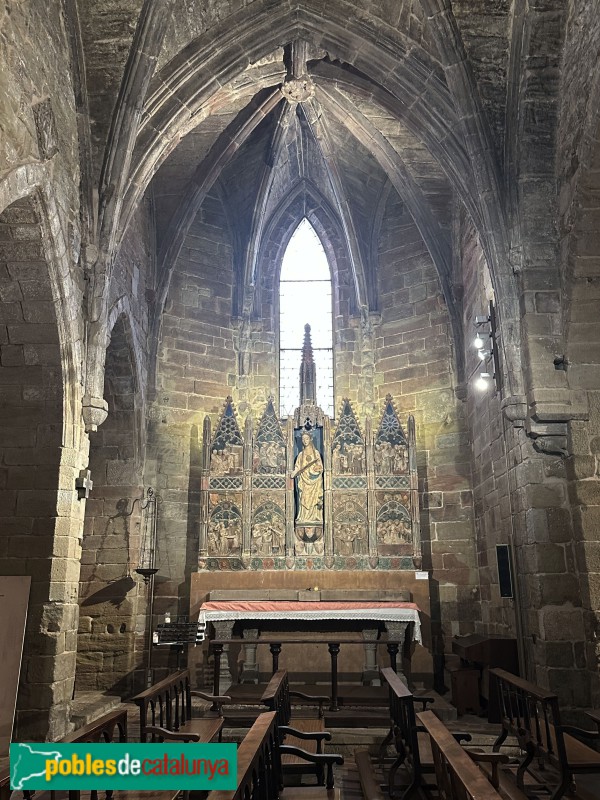 Lleida - Església de Sant Llorenç. Retaule de Santa Llúcia