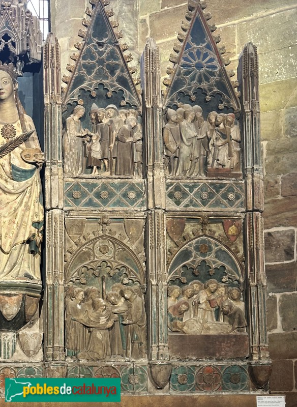 Lleida - Església de Sant Llorenç. Retaule de Santa Llúcia