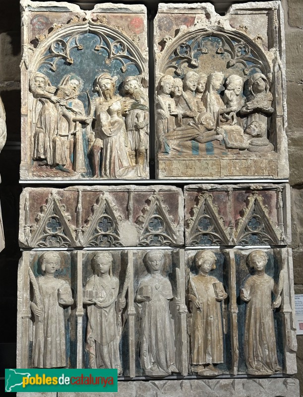 Lleida - Església de Sant Llorenç. Retaule de Santa Úrsula (Foto: Albert Esteves, 2025) Lleida - Església de Sant Llorenç. Retaule de Santa Úrsula