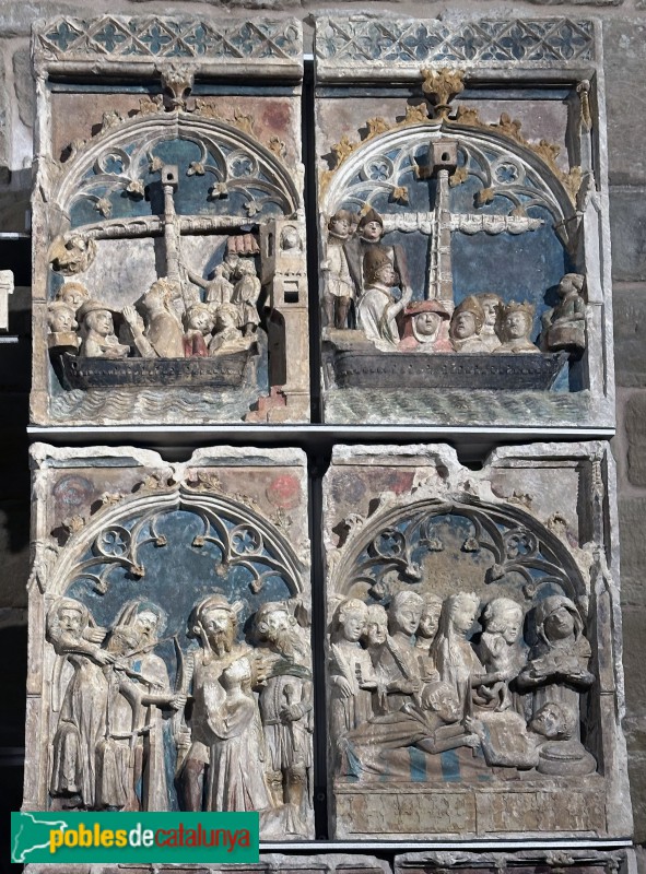 Lleida - Església de Sant Llorenç. Retaule de Santa Úrsula (Foto: Albert Esteves, 2025) Lleida - Església de Sant Llorenç. Retaule de Santa Úrsula