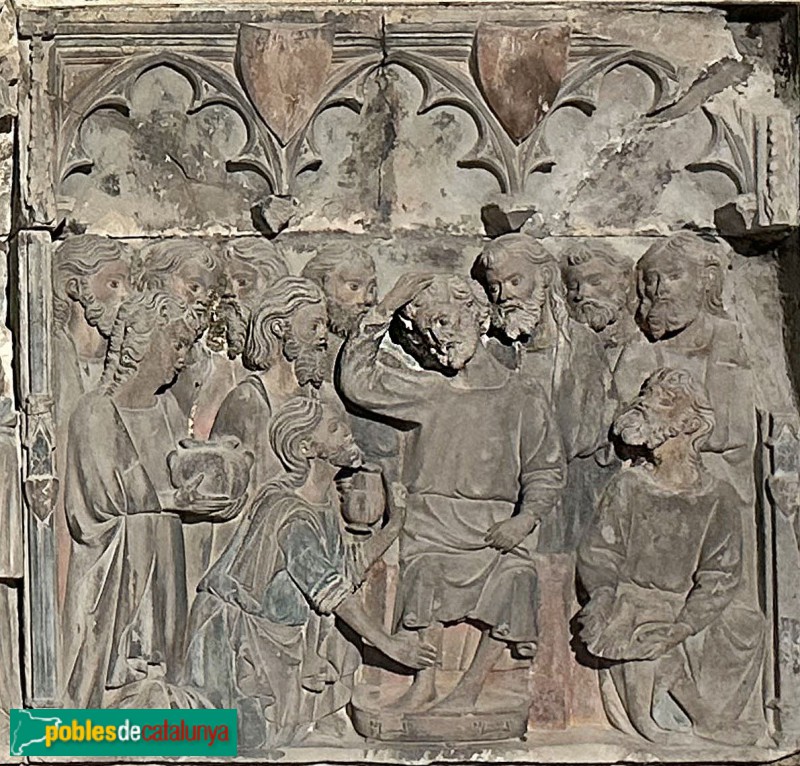 Lleida - Església de Sant Llorenç. Retaule de Sant Pere