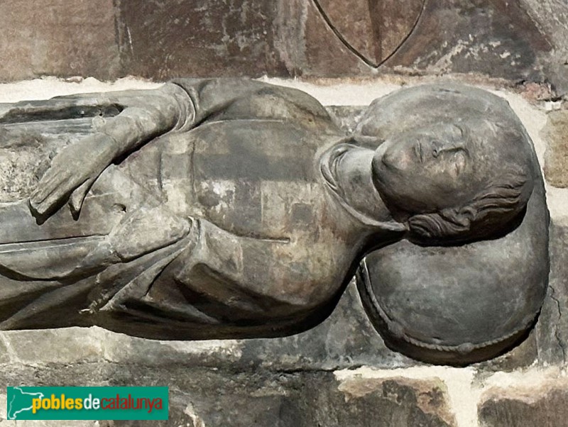 Lleida - Església de Sant Llorenç. Sepulcre de Simó Grassa