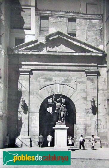 Lleida - Portal de Pont. Postal antiga Lleida - Portal de Pont. Postal antiga